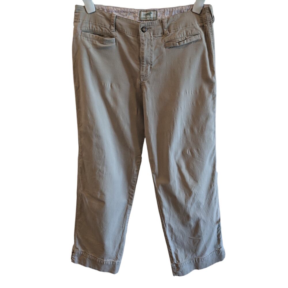 Horny Toad Tan Khaki Cotton Pants Size 6